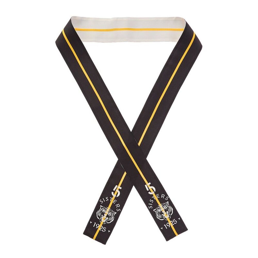 Fendi Wrappy Silk Neck Bow, White
